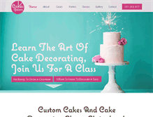 Tablet Screenshot of cakesgalore.co.nz